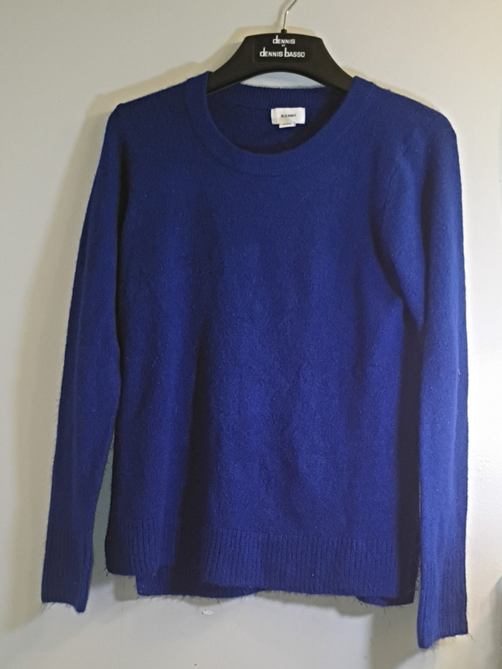 Old Navy Women's Royal Blue Classic Knit Crewneck Sweater Size Medium